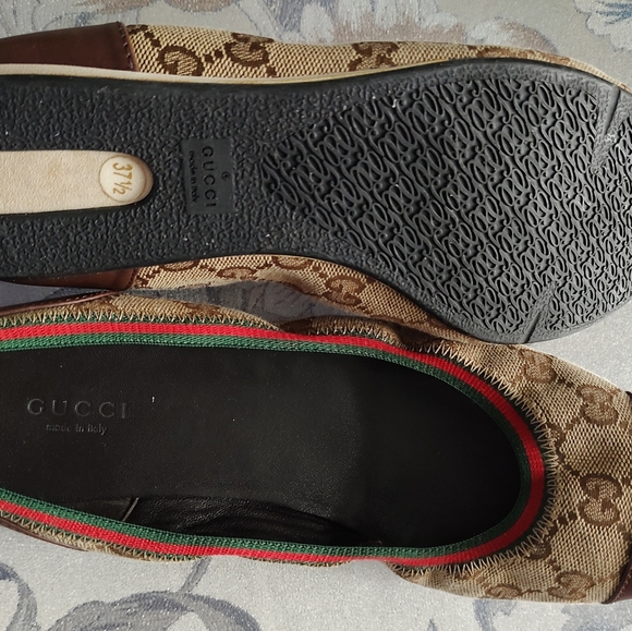 Gucci ballet shoes in size 37 1/2. - Picture 4 of 6